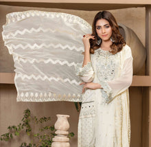 Load image into Gallery viewer, 3 pc Unstitched Fancy Embroidered Chiffon Suit
