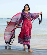 Load image into Gallery viewer, 3 pc Unstitched Embroidered Chunri Printed Lawn Suit by Tawakkal Fabrics
