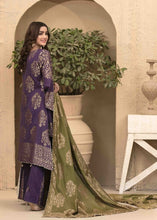 Load image into Gallery viewer, 3 pc Unstitched Broshia Banarsi Jacquard Lawn Suit by Tawakkal Fabrics
