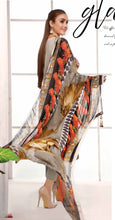 Load image into Gallery viewer, 3 pc Semi-stitched Embroidered Jacquard Lawn Suit by Motis
