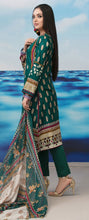 Load image into Gallery viewer, 3 pc Unstitched Embroidered Printed Lawn Suiting - Tawakkal Fabrics
