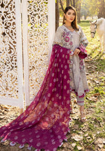 Load image into Gallery viewer, Raabi 3 pc Unstitched Luxury Embroidered Fancy Lawn Suit
