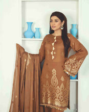 Load image into Gallery viewer, 3 pc Unstitched Broshia Banarsi Jacquard Lawn Suit by Rashid-Tex
