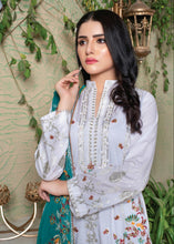Load image into Gallery viewer, 3 pc Unstitched Fully Embroidered Luxury Cotton Suit

