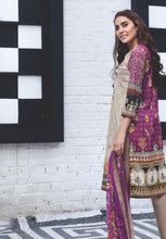 Load image into Gallery viewer, 3 pc Unstitched Digital Printed Embroidered Lawn Suit - RajBari
