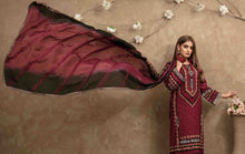 Load image into Gallery viewer, 3 pc Semi-stitched Aari Embroidered Lawn Suit by Tawakkal Fabrics
