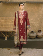 Load image into Gallery viewer, Qalamkar 3 pc Unstitched Luxury Embroidered Printed Lawn Suit
