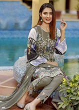 Load image into Gallery viewer, 3 pc Unstitched Luxury Embroidered Fancy Lawn Suit by Motis
