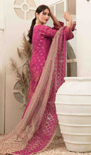 Load image into Gallery viewer, 3 pc Unstitched Embroidered Banarsi Jacquard Lawn Suit by Tawakkal Fabrics
