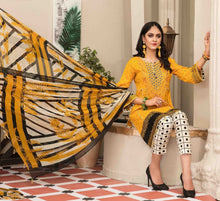Load image into Gallery viewer, Lavish Intricacy 3 pc Unstitched Embroidered Printed Lawn Suiting
