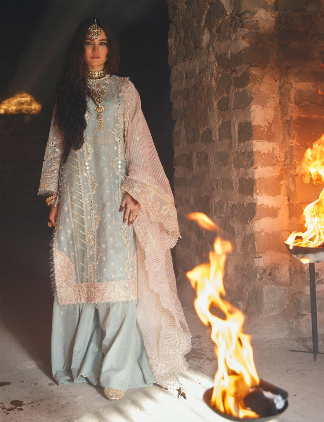 Qalamkar - Shadmani phir se - Designer wear - Formal Dress FF 05