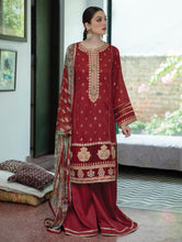 Load image into Gallery viewer, Qalamkar - Aabyaan BANO 3pc Unstitched Luxury Lawn Suit AEE-03
