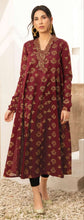 Load image into Gallery viewer, Unstitched Gold Pasting Lawn 1 Piece Shirt (Code:U1601-1PC-MAROON)
