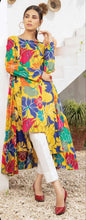 Load image into Gallery viewer, Unstitched Printed Lawn 1 Piece Shirt (Code:U1607-1PC-YELLOW)
