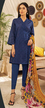 Load image into Gallery viewer, Unstitched Printed Lawn 2pc Suit (Code:U1584-2PC-BLUE)
