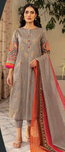 Load image into Gallery viewer, Unstitched Printed Lawn 3pc Suit (Code:U1204BEIGE)

