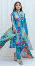 Load image into Gallery viewer, Bold Bouqet 3pc Unstitched Digital Printed Jacquard Lawn Suit

