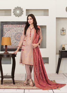 Ezlyn 3 pc Unstitched Banarsi Embroidered Lawn Suits by Tawakkal Fabrics