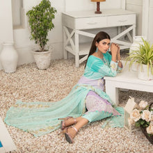Load image into Gallery viewer, Tawakkal Fabrics - Esfir 3pc Unstitched Embroidered Digital Printed Lawn Suit
