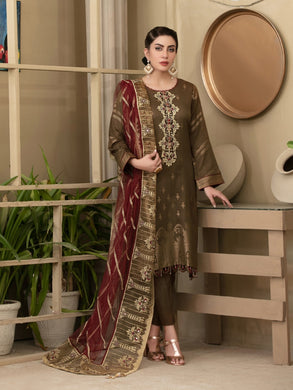 Expression Of Love (Vol-4) 3 pc Unstitched Banarsi Embroidered Lawn Suits by Tawakkal Fabrics