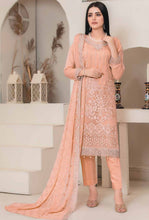 Load image into Gallery viewer, Bin Hameed 3pc Unstitched Heavy Embroidered Fancy Chiffon Dress AY-2714(B)
