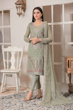 Load image into Gallery viewer, Bin Hameed 3pc Unstitched Heavy Embroidered Fancy Chiffon Dress AY-2697(B)
