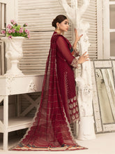 Load image into Gallery viewer, TASAVVUR 3pc Unstitched Fancy Chiffon Suiting D-1660
