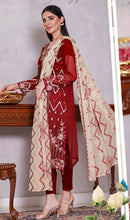 Load image into Gallery viewer, Bin Hameed Khoubsurat 3pc Unstitched Heavy Embroidered Fancy Chiffon Dress EKR-3734
