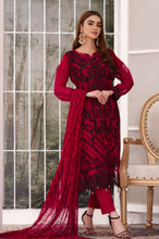 Load image into Gallery viewer, Bin Hameed Dastan 3pc Unstitched Heavy Embroidered Fancy Chiffon Dress AY-3731(B)
