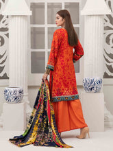 Load image into Gallery viewer, Tawakkal Fabrics - DILARA 3pc Unstitched Embroidered Digital Printed Linen Suit D-1981
