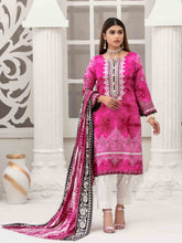 Load image into Gallery viewer, Tawakkal Fabrics - DILARA 3pc Unstitched Embroidered Digital Printed Linen Suit D-1985
