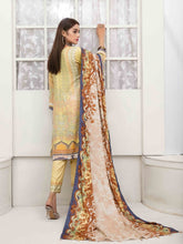 Load image into Gallery viewer, DILARA 3pc Unstitched Embroidered Digital Printed Linen Suiting D-1991
