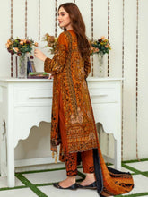 Load image into Gallery viewer, TANIA 3pc Unstitched Embroidered Printed Linen Suiting D-05
