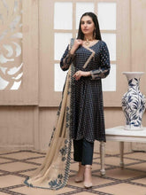 Load image into Gallery viewer, Pearla 3pc Unstitched Viscose Pearl Gold Table Printed Winter Suiting D5960
