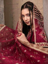 Load image into Gallery viewer, Mariana 3pc Unstitched Embroidered Banarsi Viscose Suiting D1996
