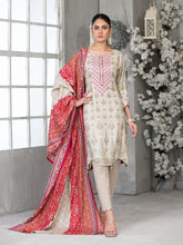 Load image into Gallery viewer, MOOREA 3pc Unstitched Embroidered Digital Printed Linen Suiting D5993
