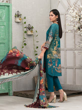 Load image into Gallery viewer, MOOREA 3pc Unstitched Embroidered Digital Printed Linen Suiting D5989A
