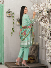 Load image into Gallery viewer, MOOREA 3pc Unstitched Embroidered Digital Printed Linen Suiting D5990B
