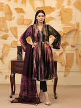 Load image into Gallery viewer, SYERE 3pc Unstitched Linen Self Tie &amp; Dye Suiting D-1855
