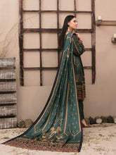 Load image into Gallery viewer, KASHISH 3pc Unstitched Embroidered Printed Twill Linen Suiting D-6080
