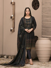 Load image into Gallery viewer, KASHISH 3pc Unstitched Embroidered Printed Twill Linen Suiting D-6081
