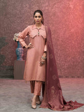 Load image into Gallery viewer, HERITAGE 3pc Unstitched Broshia Banarsi Khaddar Suiting D6152
