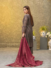 Load image into Gallery viewer, HERITAGE 3pc Unstitched Broshia Banarsi Khaddar Suiting D6155
