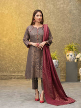 Load image into Gallery viewer, HERITAGE 3pc Unstitched Broshia Banarsi Khaddar Suiting D6155
