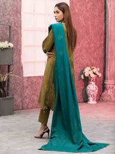 Load image into Gallery viewer, HERITAGE 3pc Unstitched Broshia Banarsi Khaddar Suiting D6159
