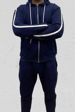 Load image into Gallery viewer, Oxford Blue Single stripe Track suit - North Rocks - Umesha - Online Pakistani Store
