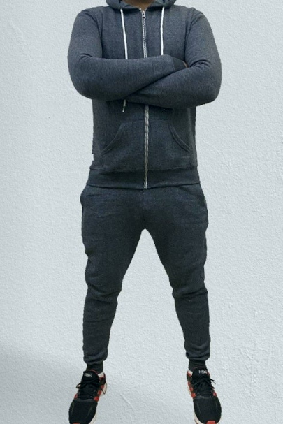 Charcoal 2025 grey tracksuit