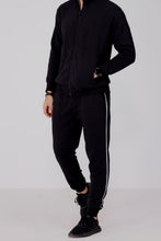 Load image into Gallery viewer, Jet Black Single stripe Track suit - North Rocks - Umesha - Online Pakistani Store
