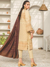 Load image into Gallery viewer, Jacquard Banarsi Leather Peach Winter Collection Suit D-3003
