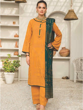Load image into Gallery viewer, Jacquard Banarsi Leather Peach Winter Collection Suit D-3006
